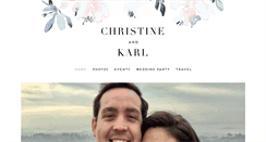 Desktop Screenshot of christineandkarl.com