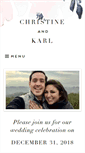 Mobile Screenshot of christineandkarl.com