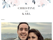 Tablet Screenshot of christineandkarl.com